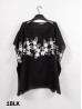 Stitched Flower Design Fashion Flowy Top